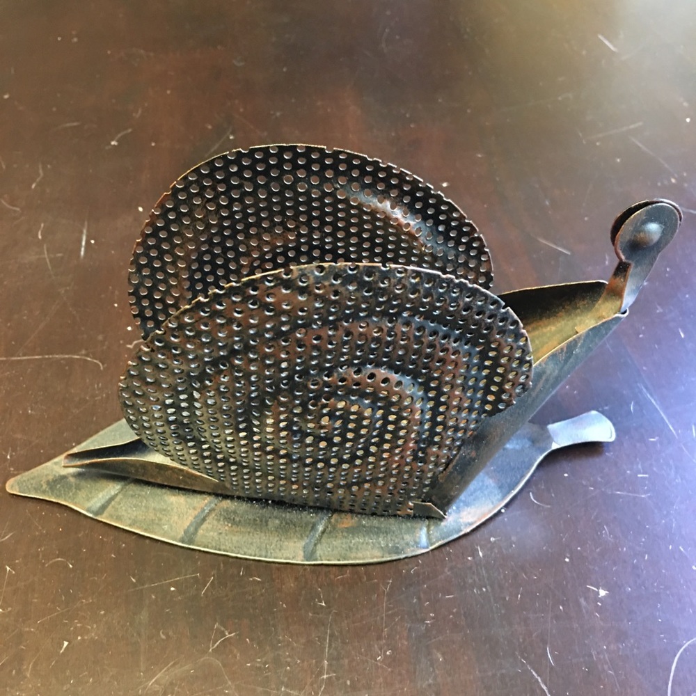 Metal Snail Candle Holder - Picture 2 of 8